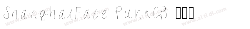 ShanghaiFace PunkGB字体转换